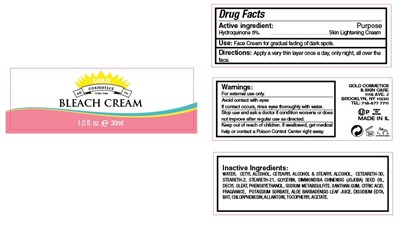 Gold Cosmetics Bleach Cream (Gold Cosmetics Bleach Cream)